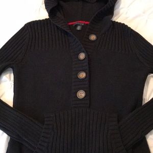 nwot black hooded sweater